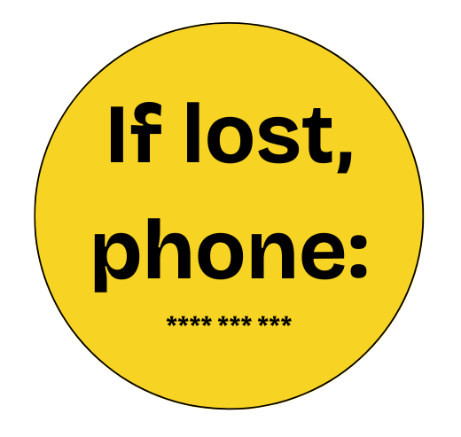 If Lost, phone...