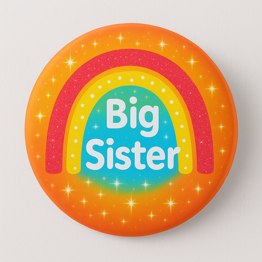 Big Sister orange rainbow