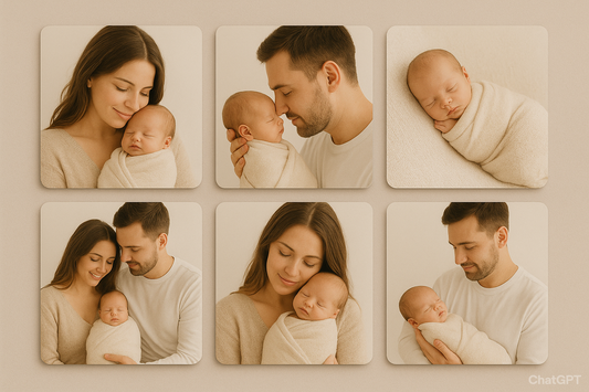 Bundle of 12 photo magnets