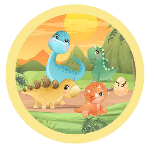 Dinosaurs yellow